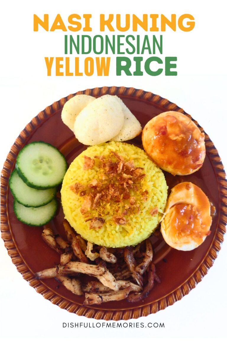 Nasi Kuning - Indonesian Yellow Coconut Turmeric Rice